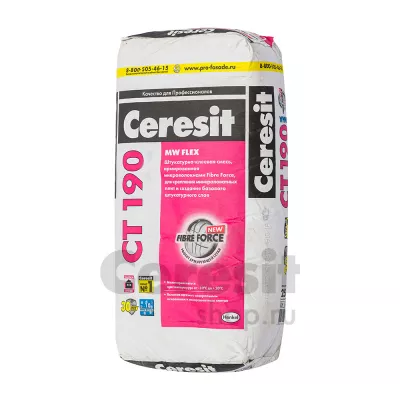Штукатурно-клеевая смесь Ceresit CT 190: фото #2