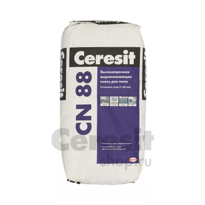 Выравнивающая смесь Ceresit CN 88 высокопрочная: фото #1