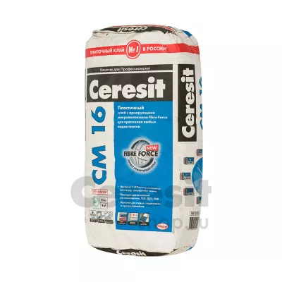 Эластичный плиточный клей Ceresit CM 16: фото #2
