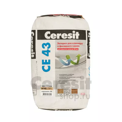 Затирка Ceresit CE 43 Super Strong для широких швов: фото #1